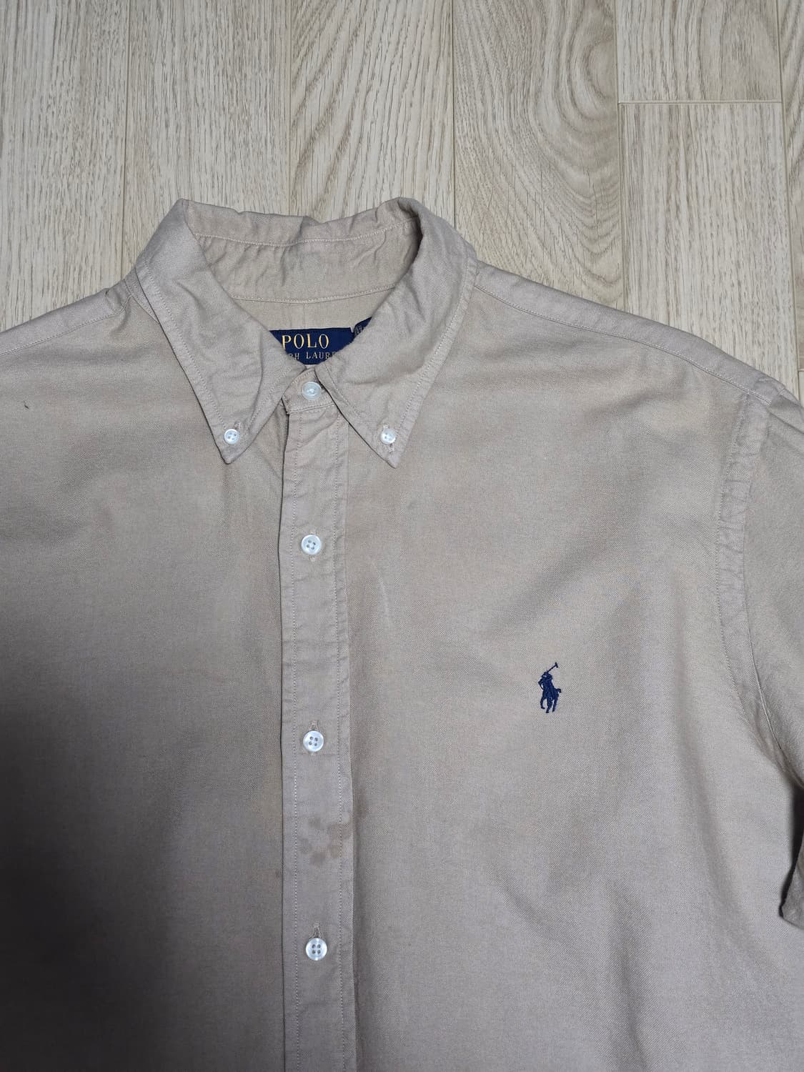 Polo 폴로랄프로렌 코튼 브라운 빅 신형 셔츠 XL 상품이미지1