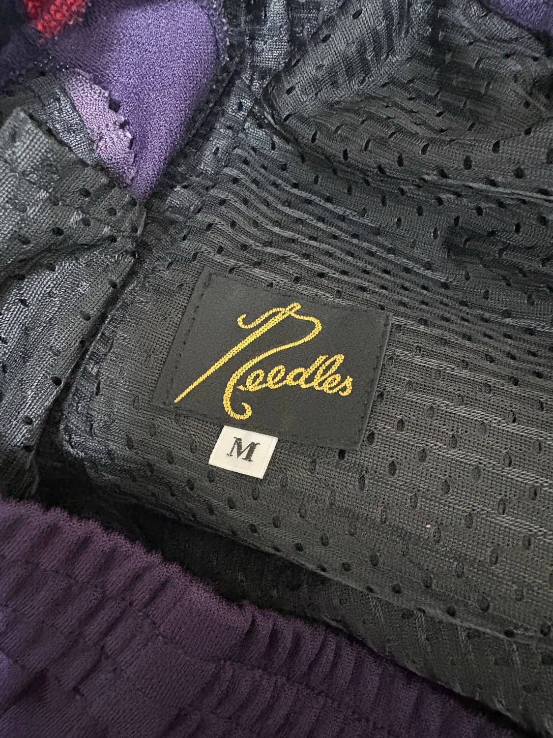 니들스 내로우 트랙팬츠 폴리 스무스 다크 퍼플 레드 상품이미지5