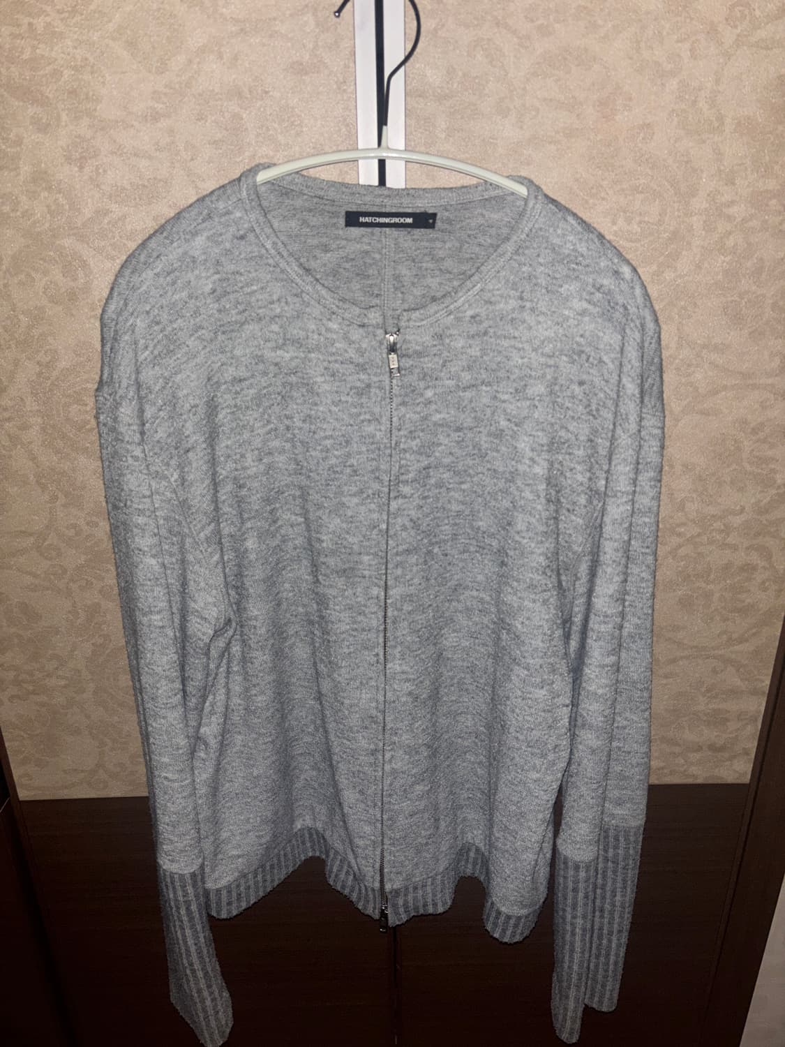 해칭룸 레이어 가디건 그레이 상품이미지3