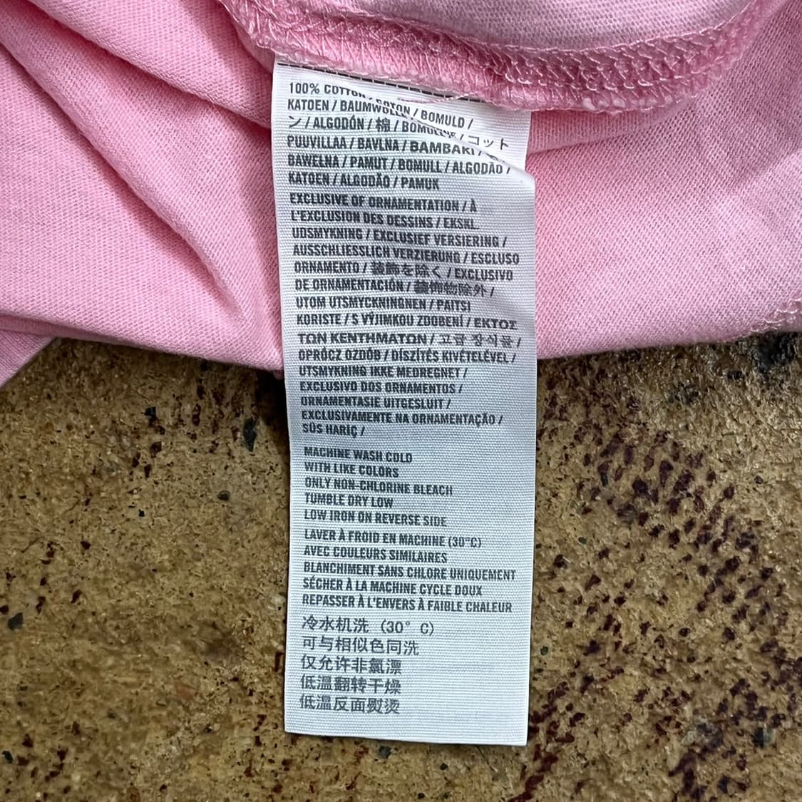 아베크롬비 딸기우유 핑크 딱붙 반팔 상품이미지5