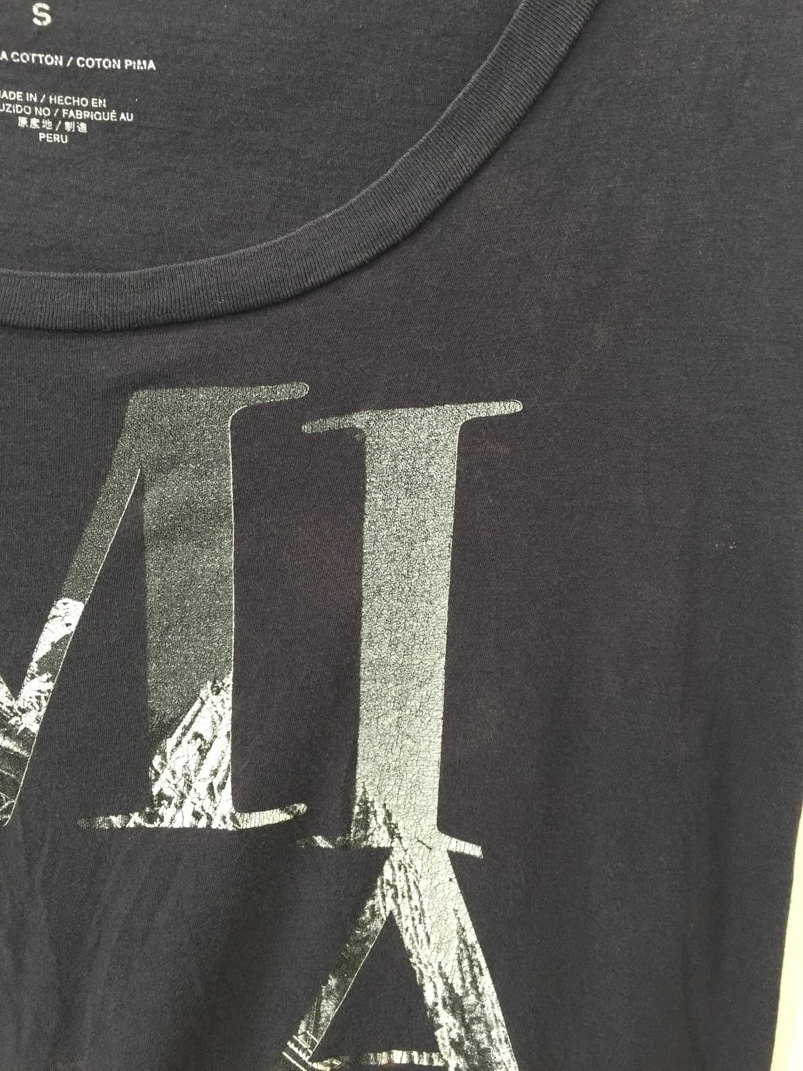 ‘Armani Exchange’ Black Graphic Tee 상품이미지9