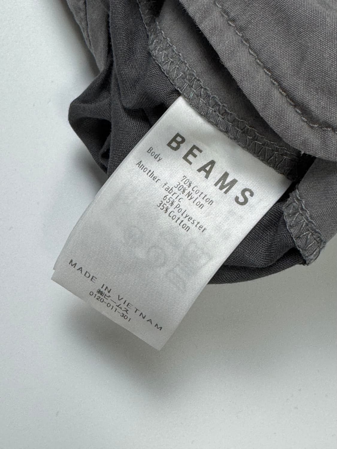 빔즈 빅 6포켓 카고 팬츠 그레이 M 상품이미지6