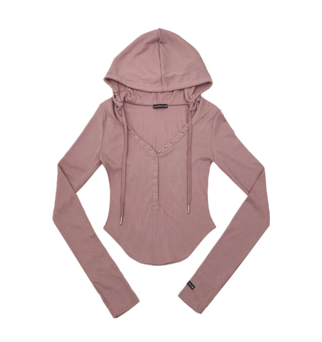 플리즈노팔로우 조이 후드 탑 핑크 상품이미지1