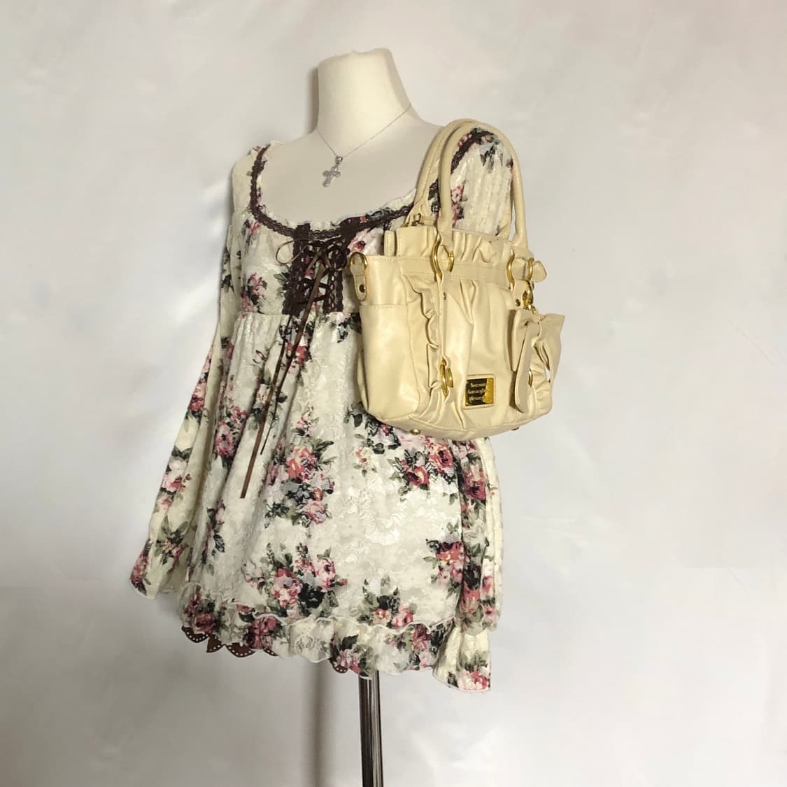 리본 토드백 아이보리 상품이미지10