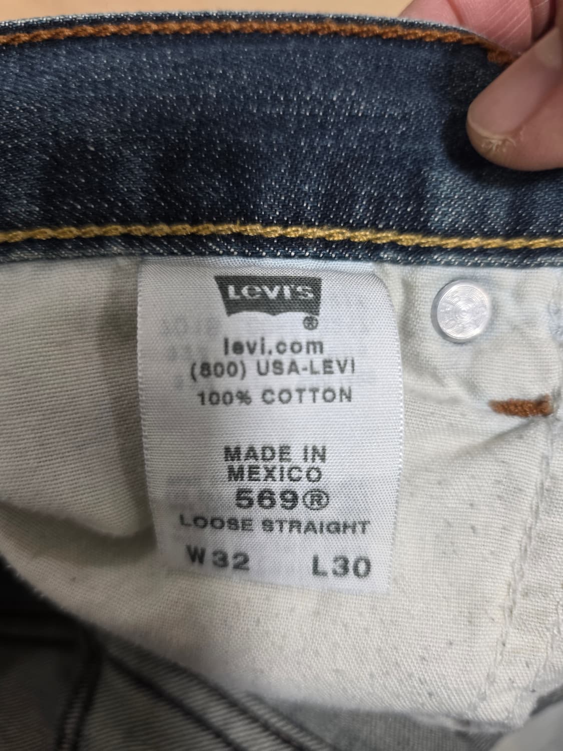 빈티지 리바이스 569 루즈 스트레이트 32 상품이미지10