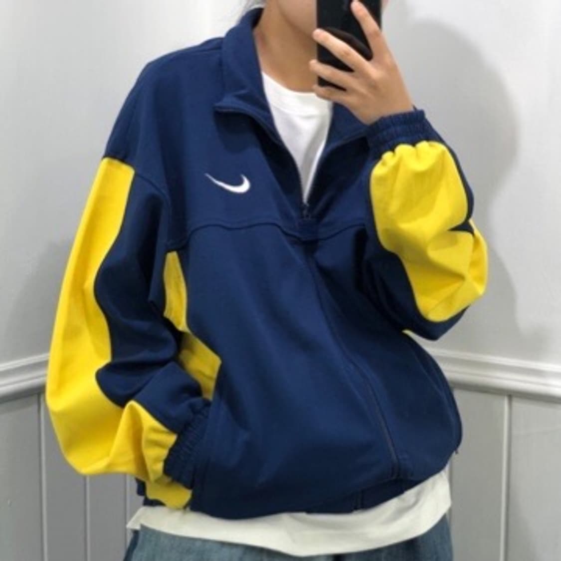 나이키 블루 배색 져지 상품이미지1