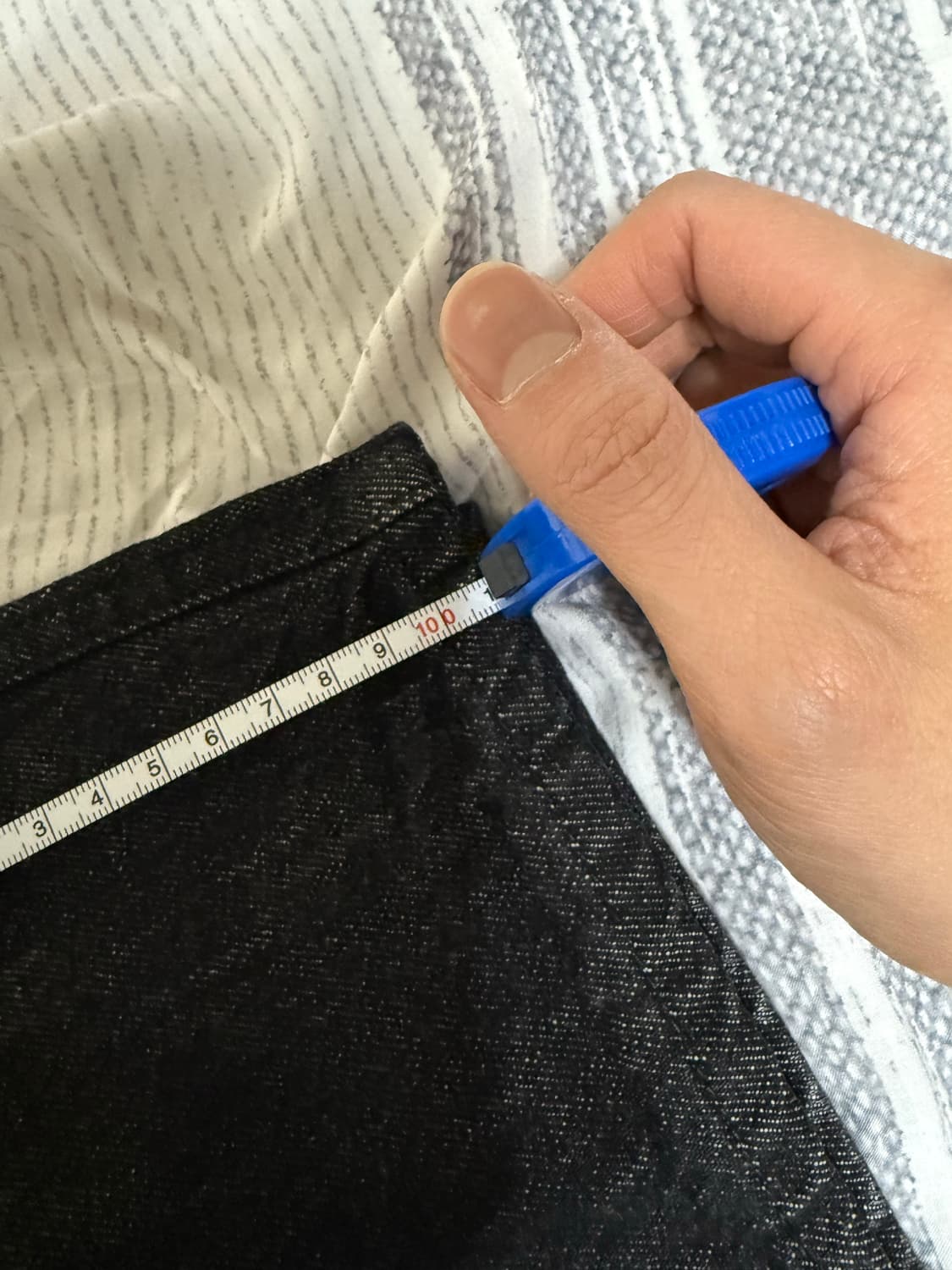 (3, 32) 포터리 원 워시드 와이드 데님 블랙 상품이미지6