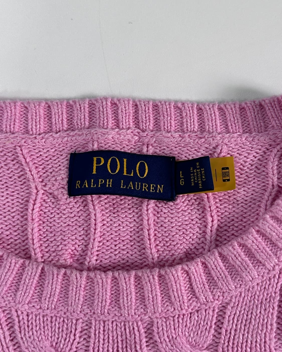 폴로 랄프로렌 핑크 케이블 니트 (va.39) 상품이미지7