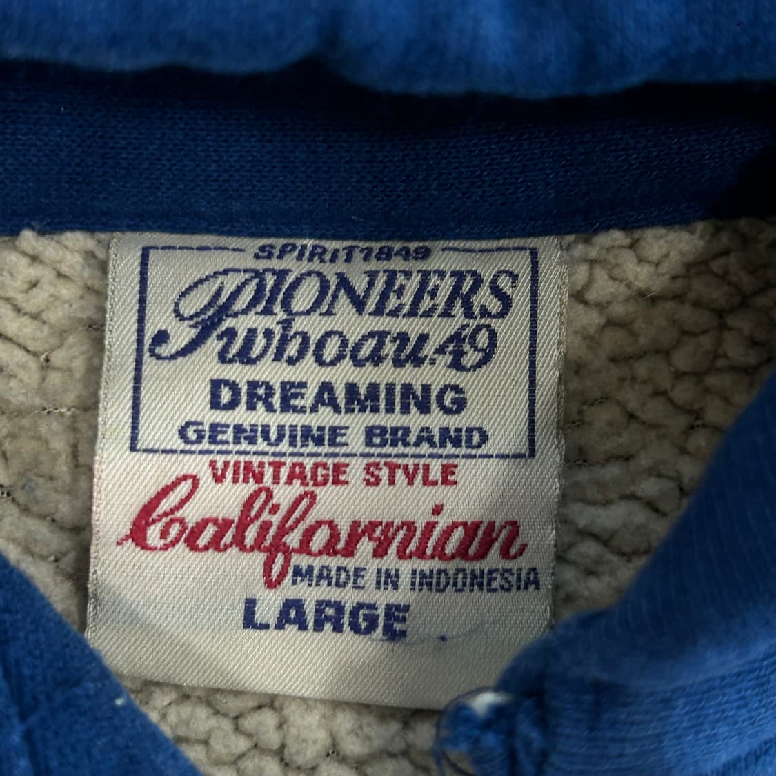 Who A U 후아유 캘리포니아 퍼안감 블루 후드집업 상품이미지6