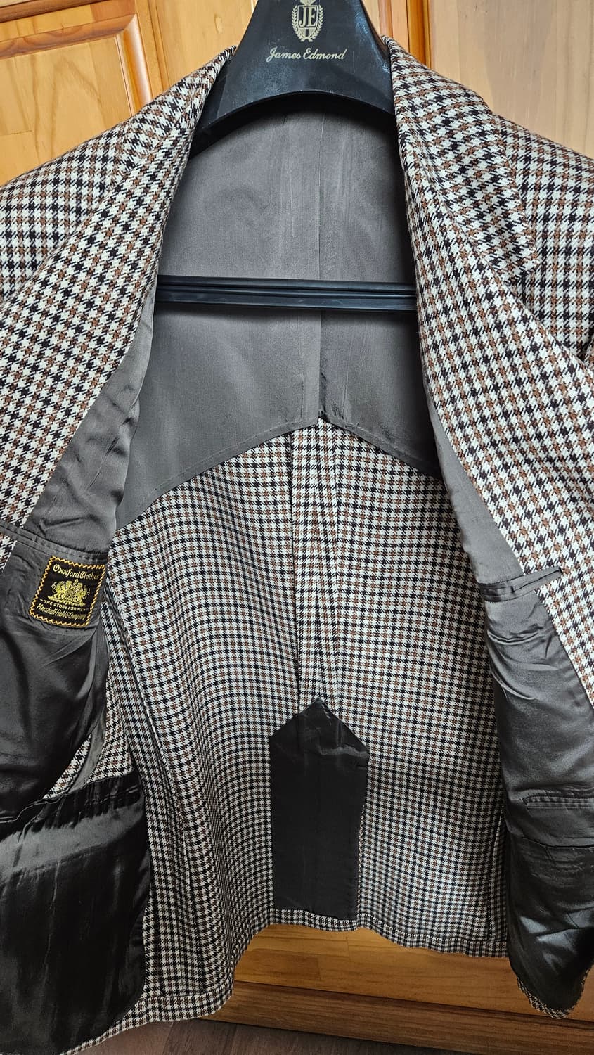 옥스포드 클로스 Oxxford 체크 블레이저 XL 110 상품이미지5