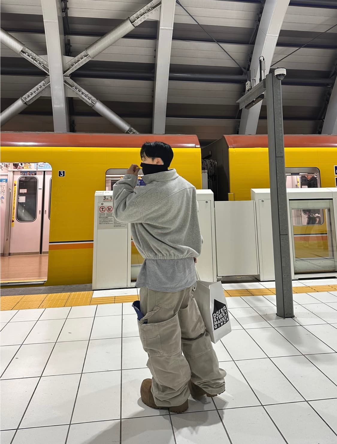 [배송지변경/2] 논노드 하프 집 플리스 클라우드 화이트 상품이미지1