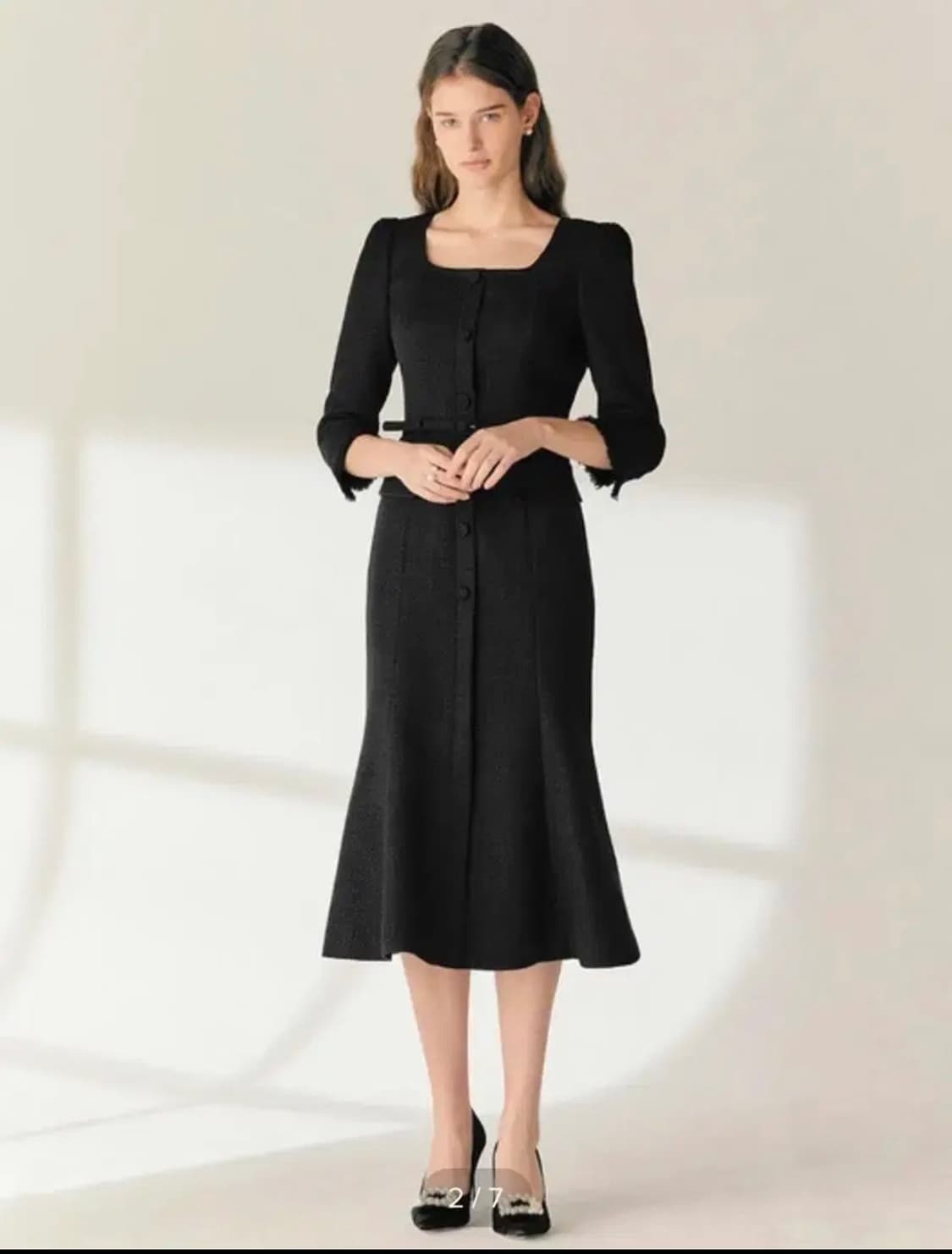 브라이드앤유 멜리사 원피스 블랙 상품이미지1