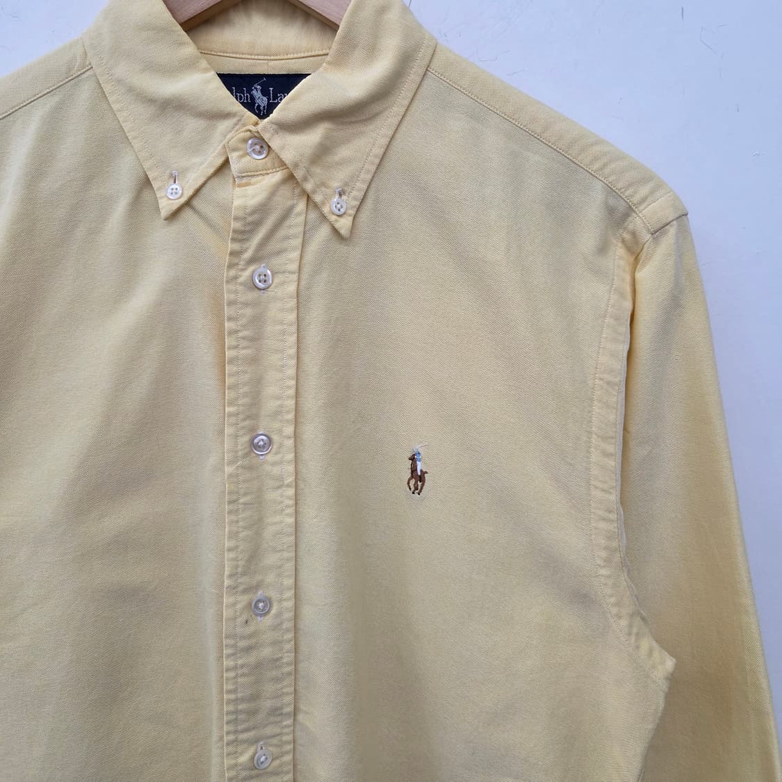 폴로 랄프로렌 옐로우 셔츠 남방 여L 상품이미지3