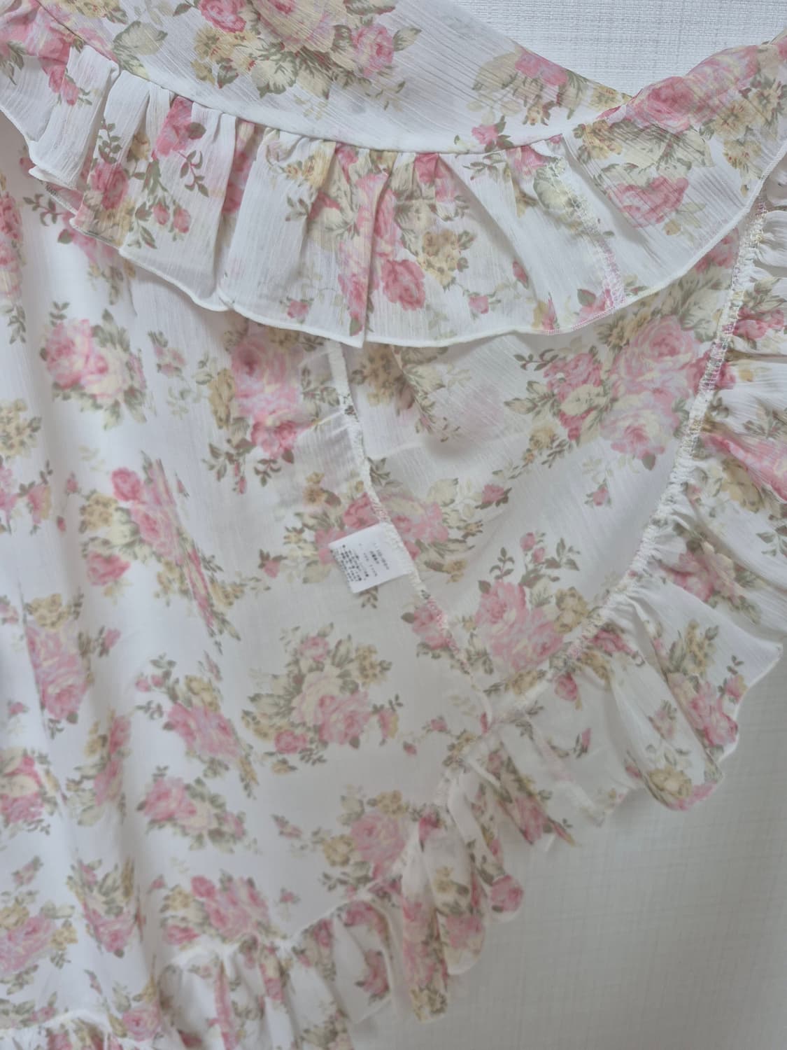 리즈리사 Chambre a couche 로즈 쉬폰 롱 가디건 입니다 ♡♡ 상품이미지5