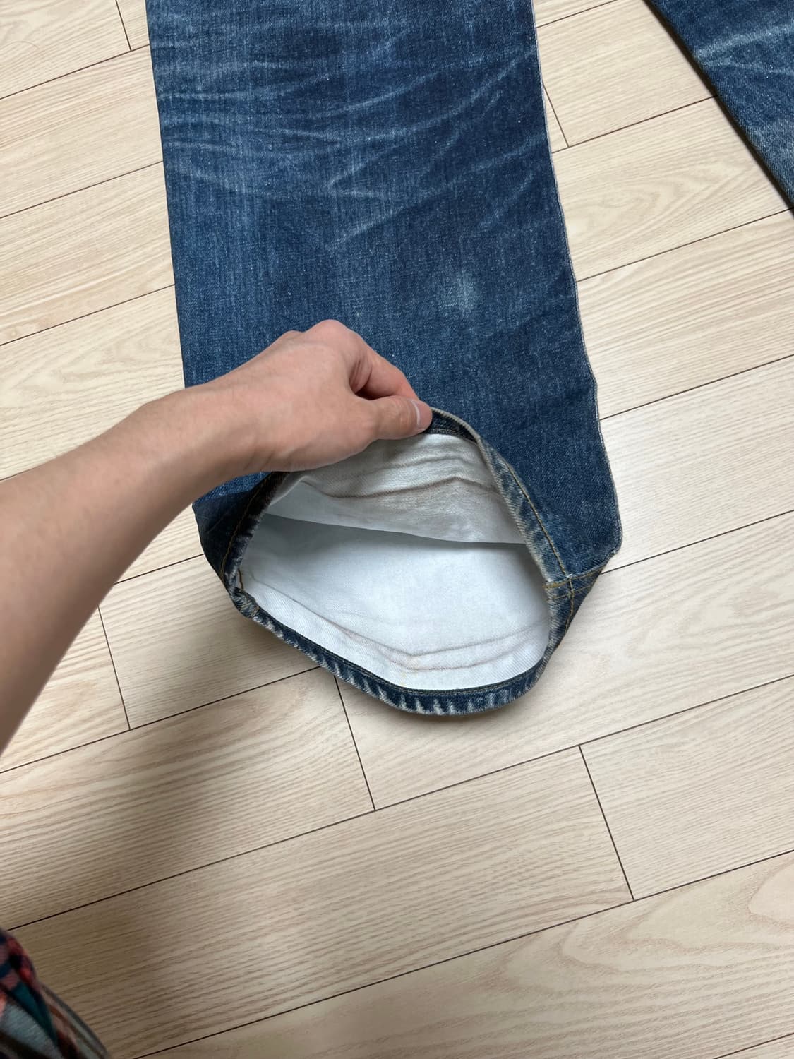 앤더슨벨 트롱프뢰유 데님 팬츠 28 사이즈 상품이미지4