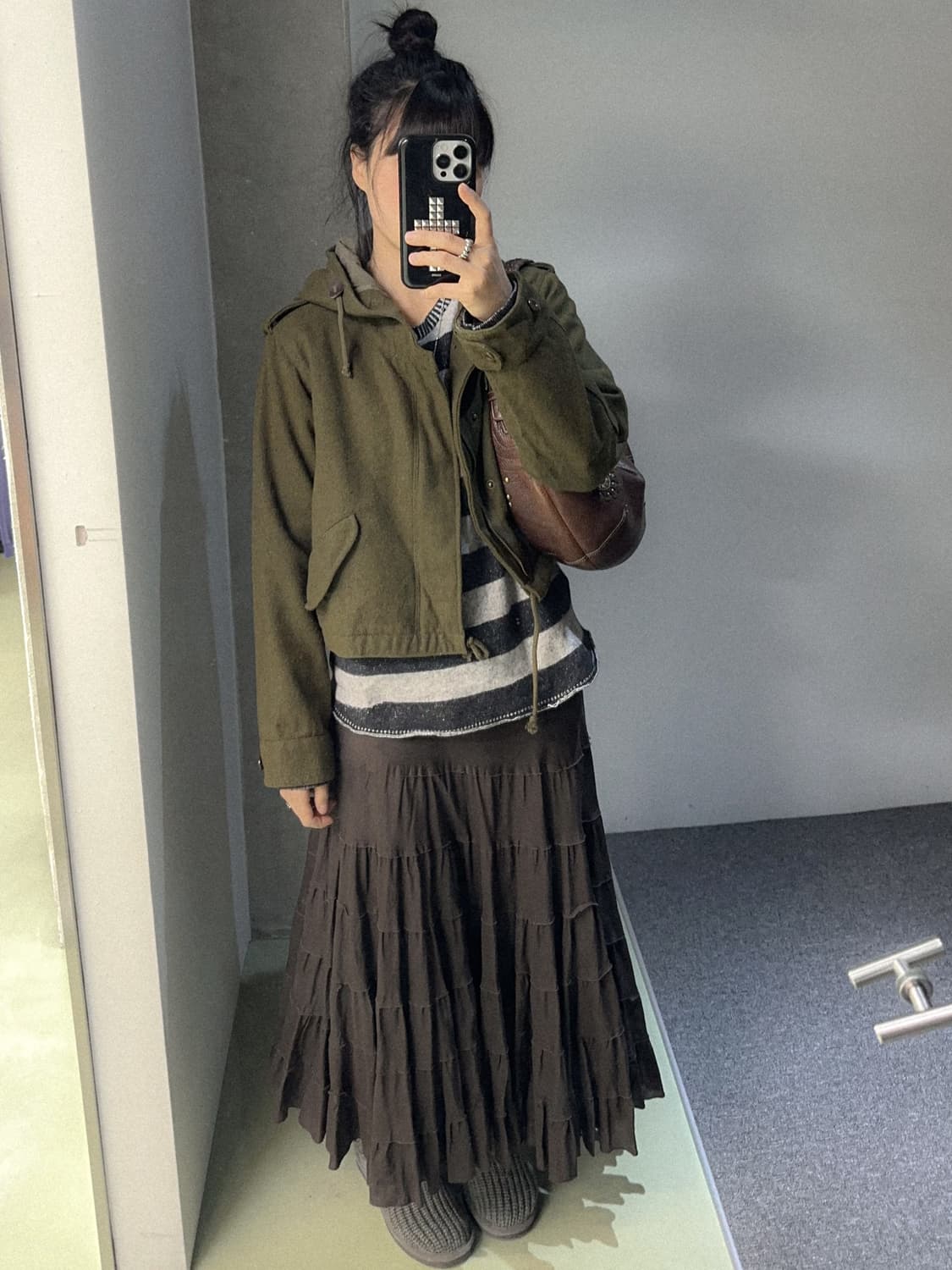 beams boy khaki wool hd jacket 상품이미지6