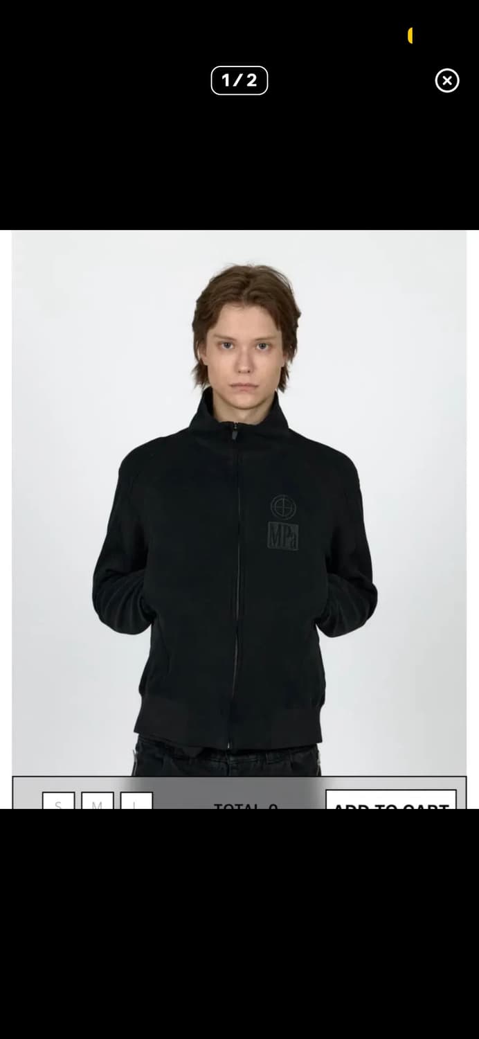 Mpa contrast zipped zacket 상품이미지1