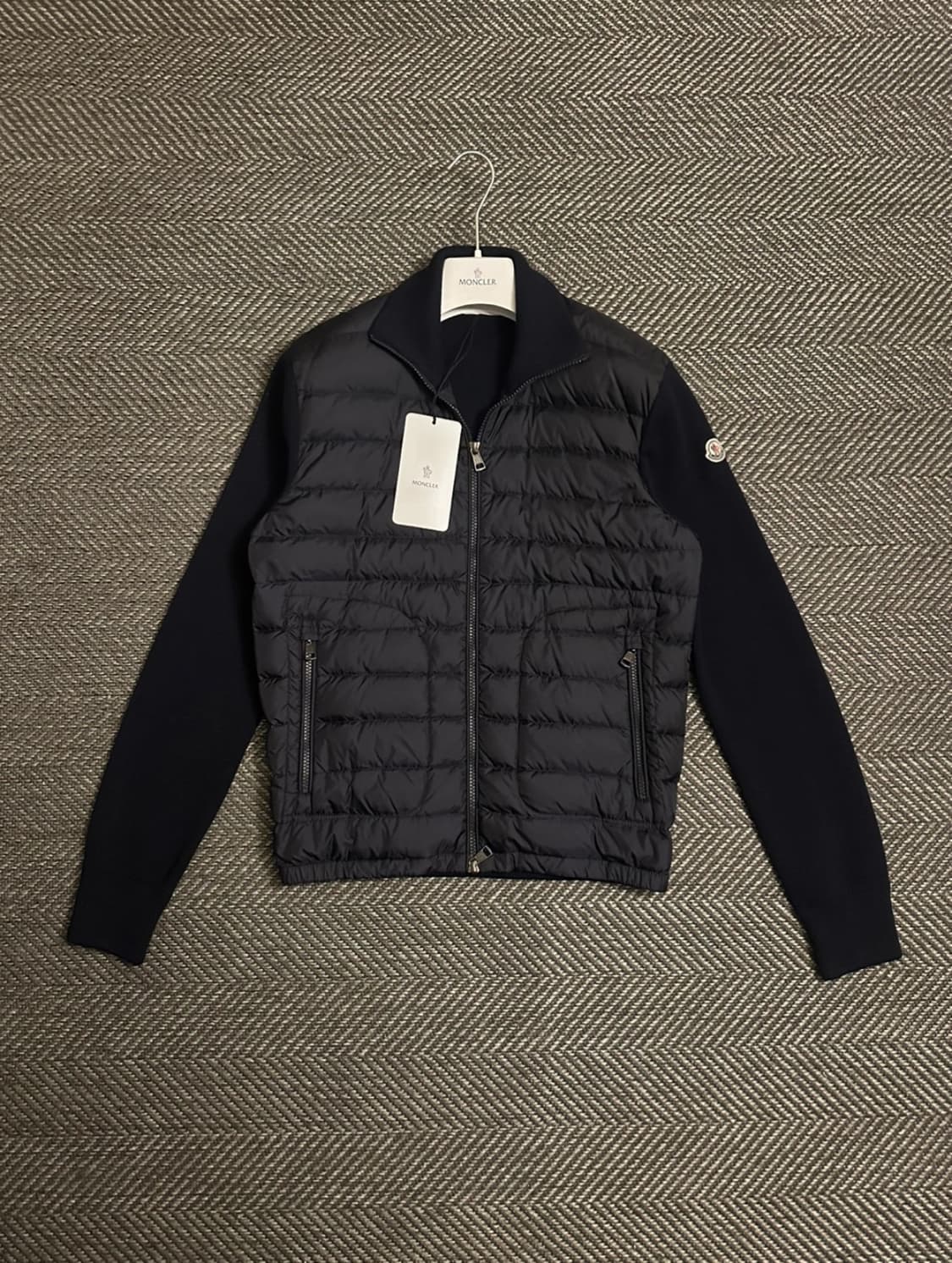 몽클레어 니트패딩 S 네이비 상품이미지1