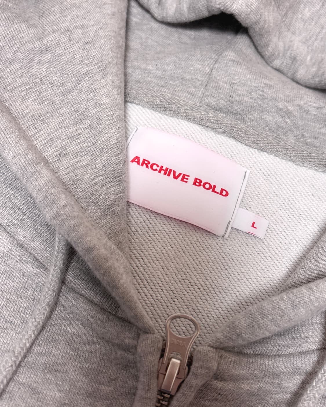 939 아카이브볼드 후드 조끼 그레이 HOOD ZIP-UP 후드티 상품이미지4