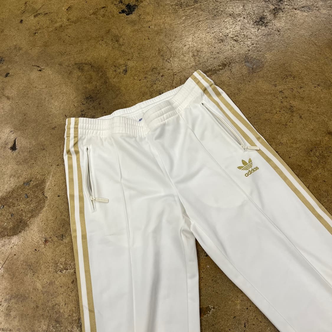 [정품/90] 아디다스 메달리스트 트랙팬츠 화이트골드 b14 상품이미지1