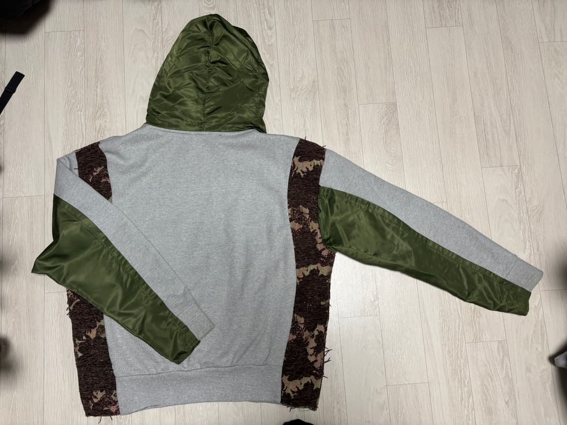 엔더슨벨 contrast hoodie olive XL 상품이미지5