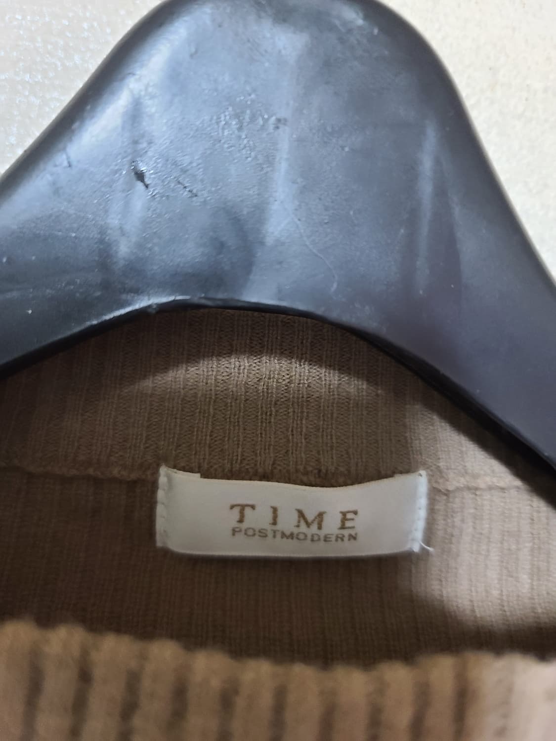 타임 포스트모던 골지 반목 니트 상품이미지5