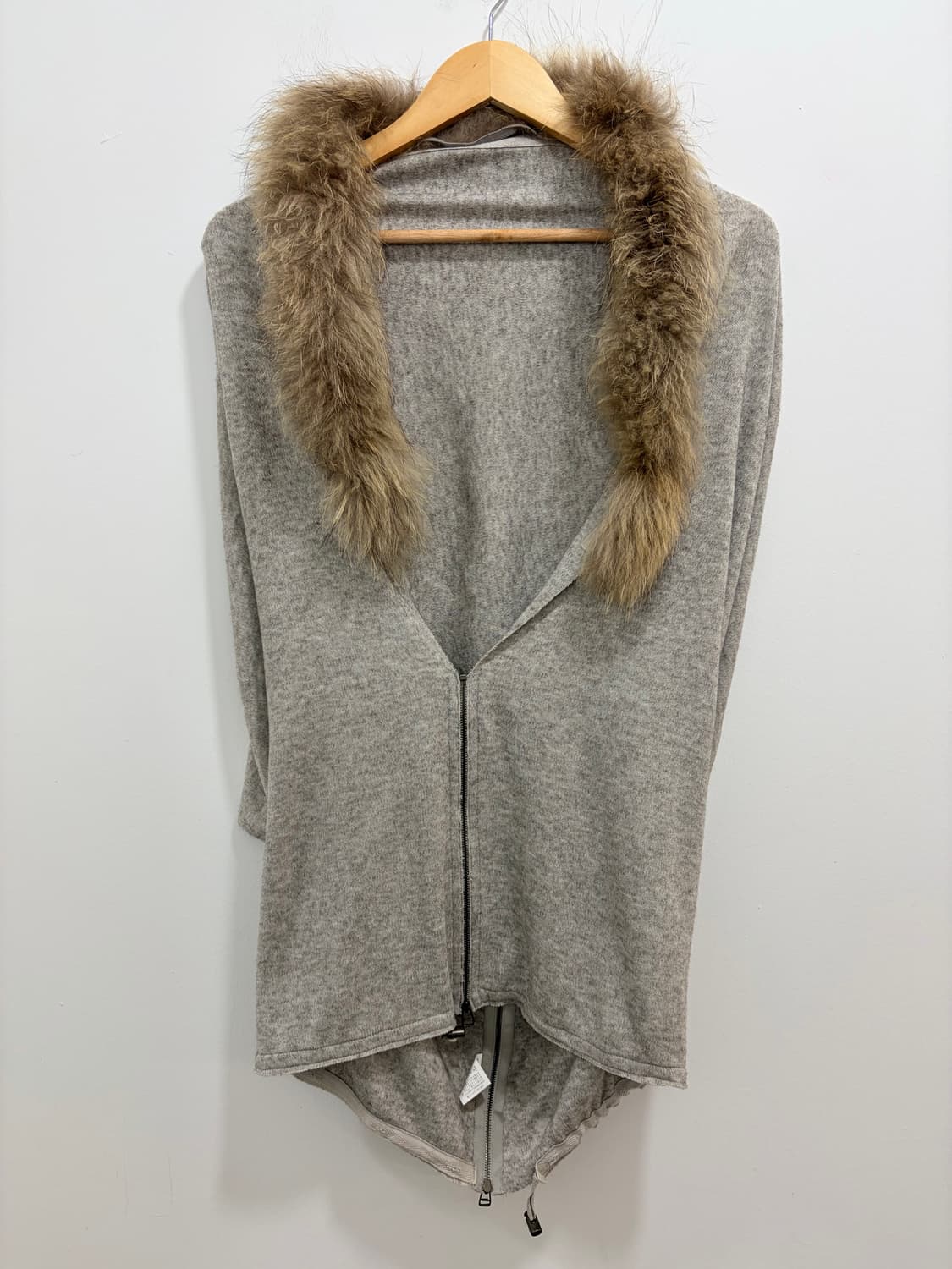 goa 고아 핀라쿤 퍼 캐시미어 블렌디드 숄 워머 상품이미지5