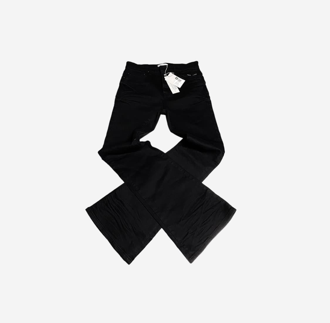 undermycar stretch flare black jeans 상품이미지1