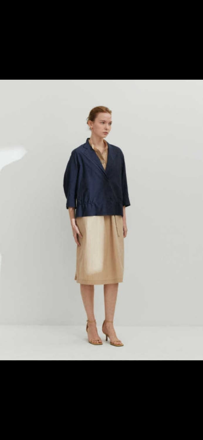 닥스레이스디스 2023 린넨혼방 7부소매 자켓 55사이즈 상품이미지4