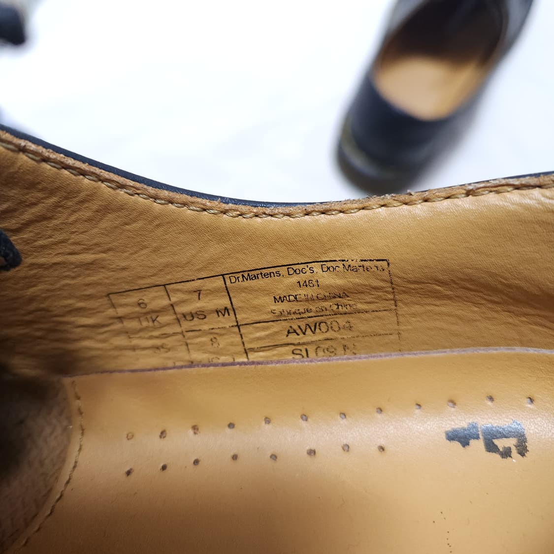 [6UK] 닥터마틴 1461 나파 3홀 (무광) 250~255 남여 상품이미지10
