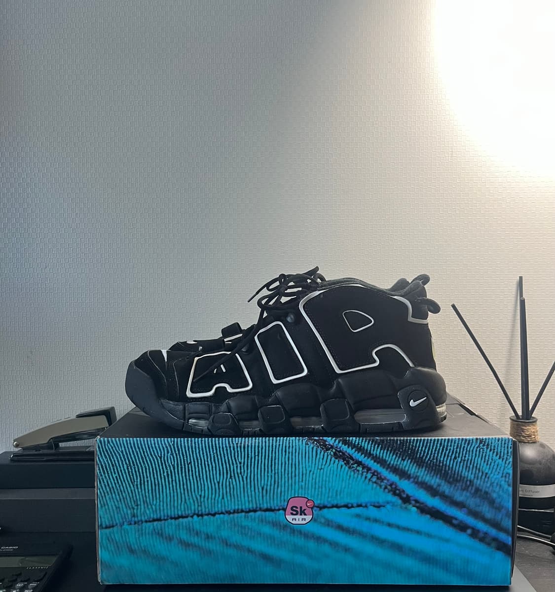 나이키 에어 모어 업템포 블랙 280mm 상품이미지1