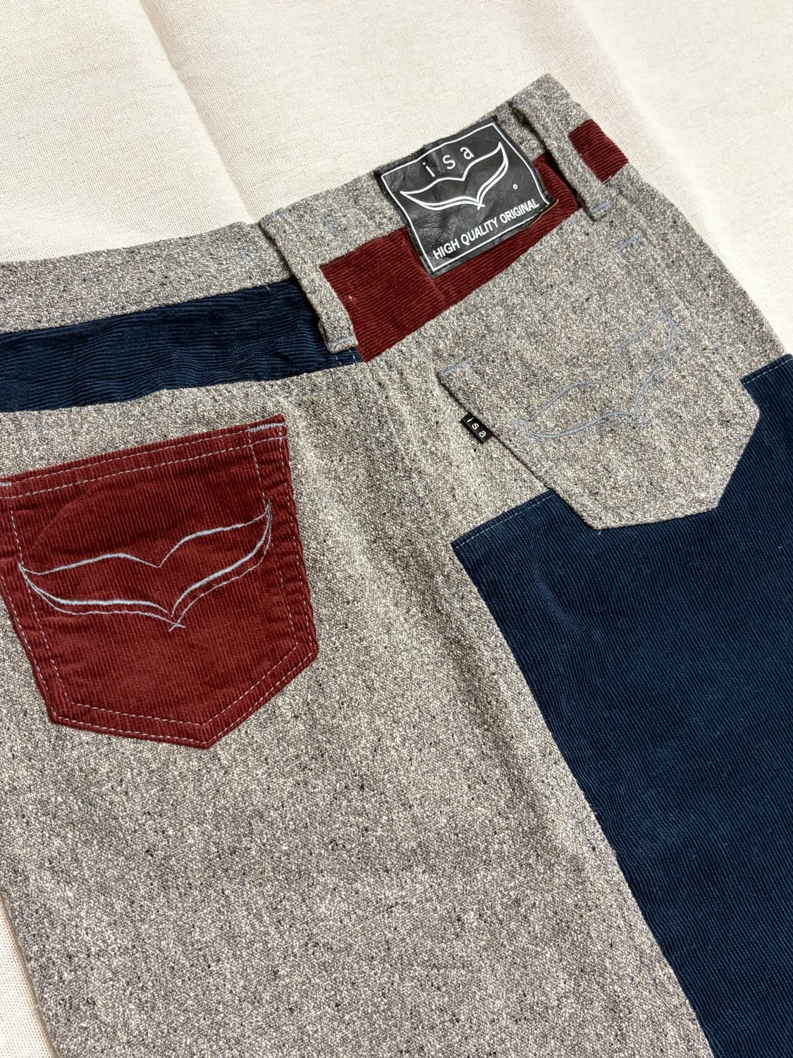 [일본빈티지] 코듀로이 헤링본 미디 스커트 상품이미지6