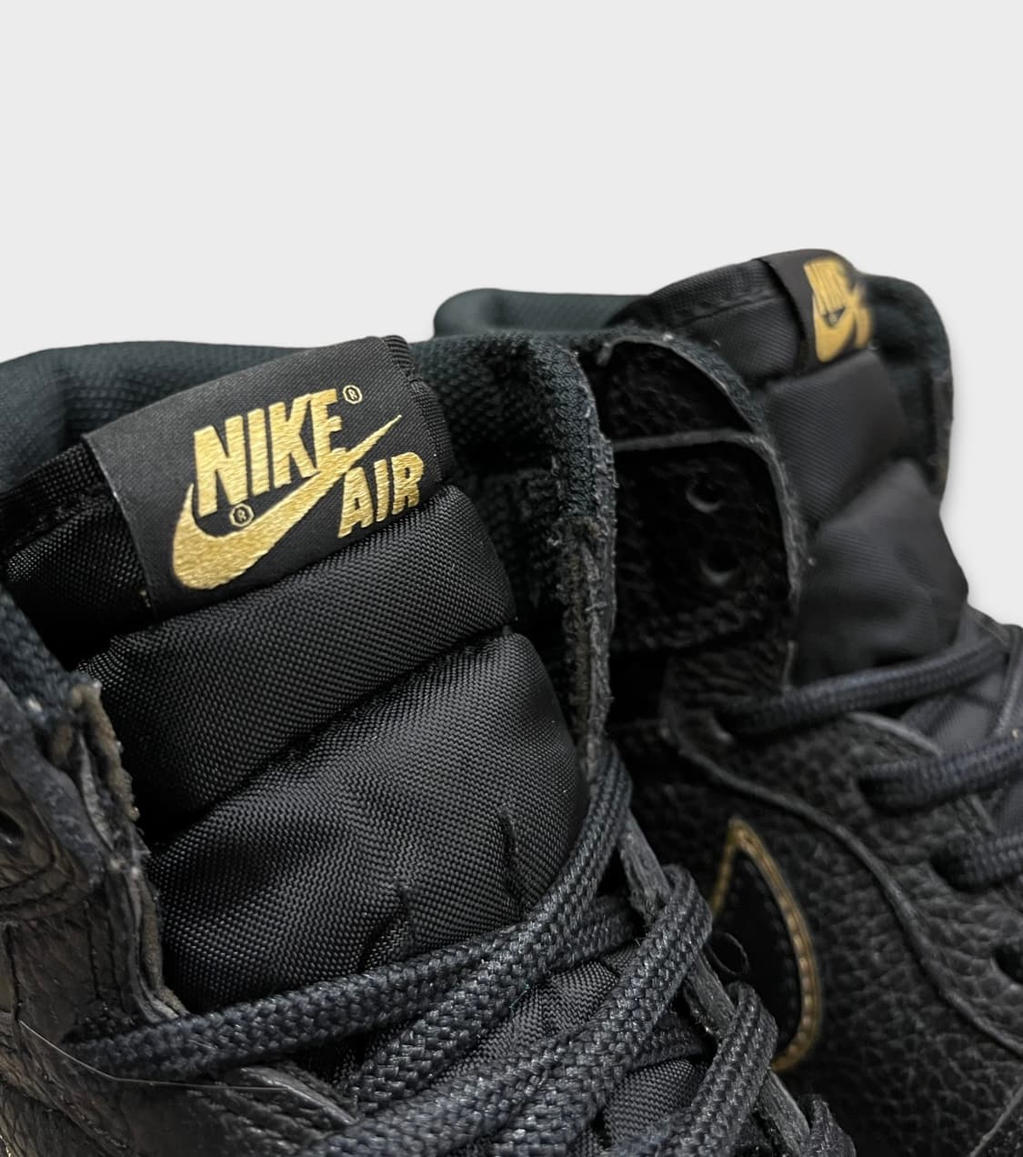 나이키 조던 레트로 레더 블랙 스니커즈 상품이미지3