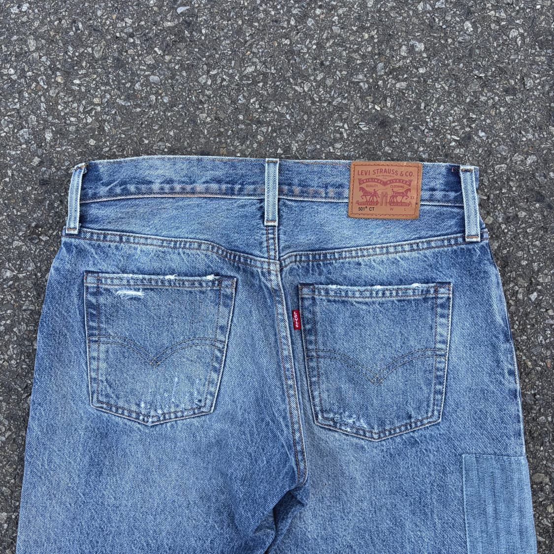 리바이스 501 CT 패치워크 셀비지 진 (32) 상품이미지5