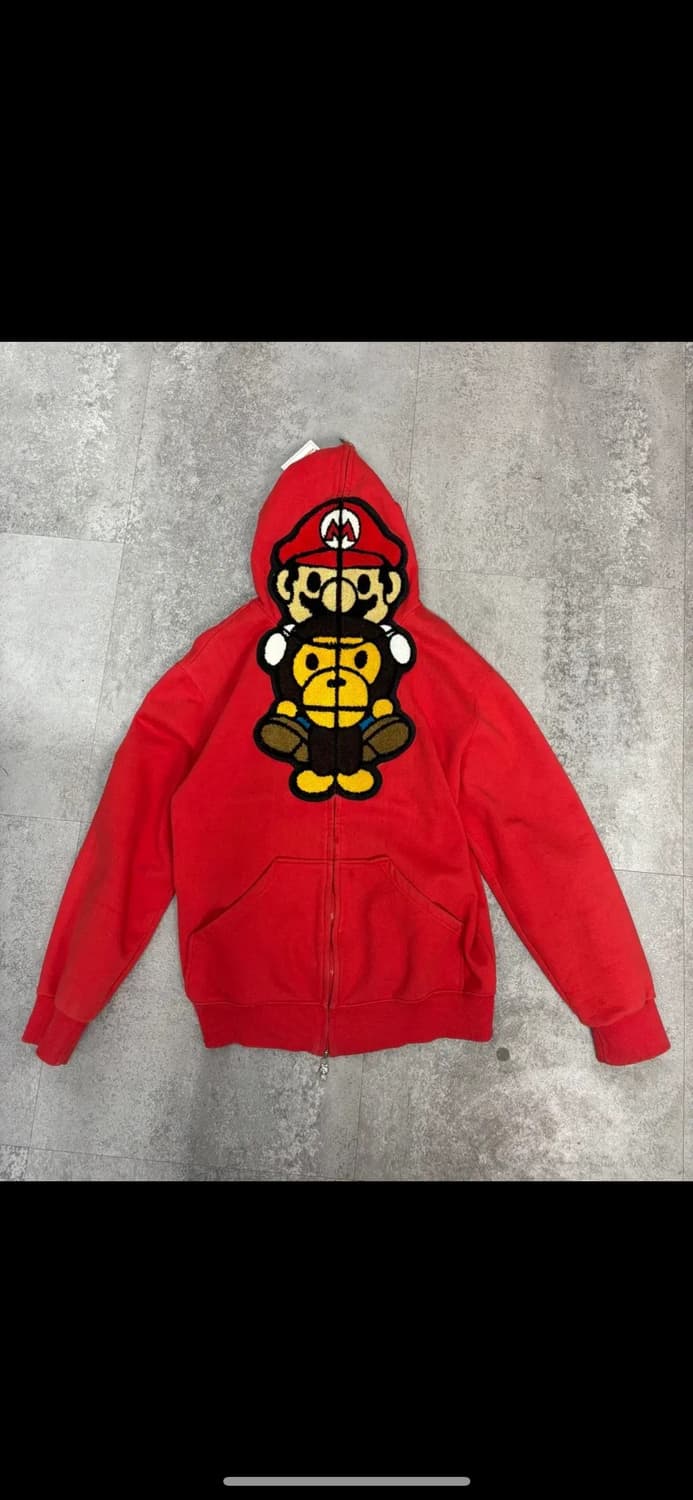 베이프 마일로 X 슈퍼마리오 콜라보 후드집업 H1965 상품이미지2