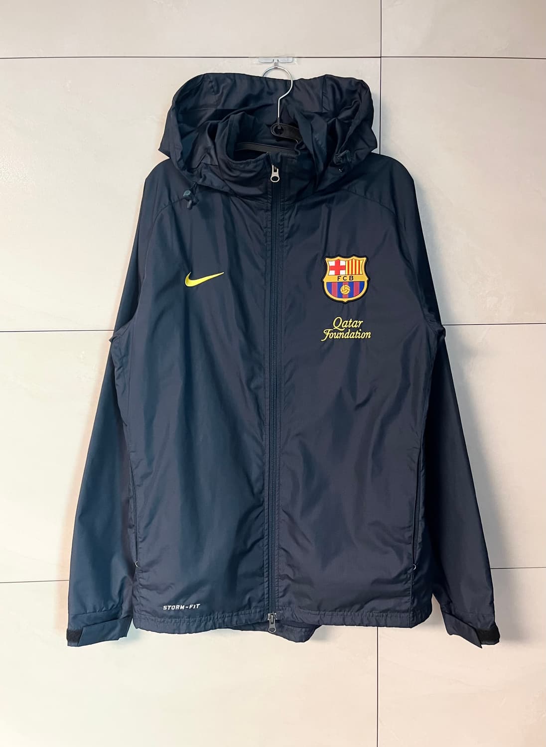 나이키 FC 바르셀로나 스톰핏 바람막이 네이비 [S]  상품이미지2