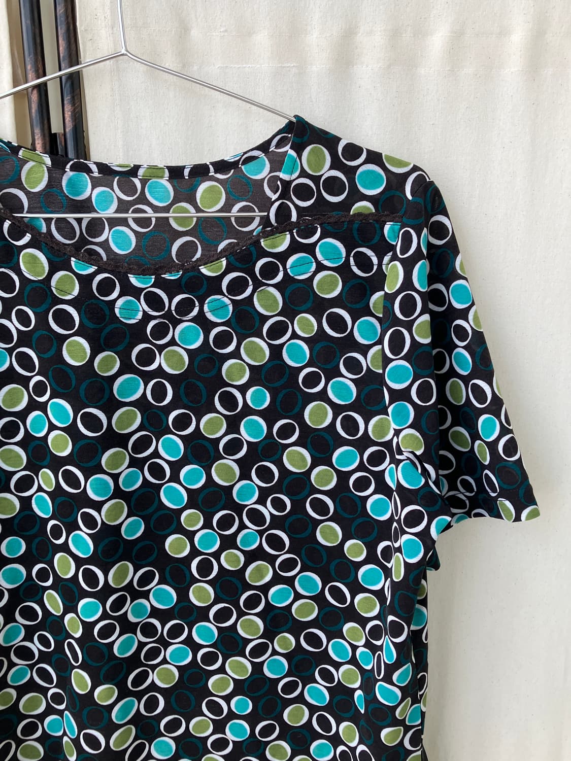black mint dot blouse 상품이미지9