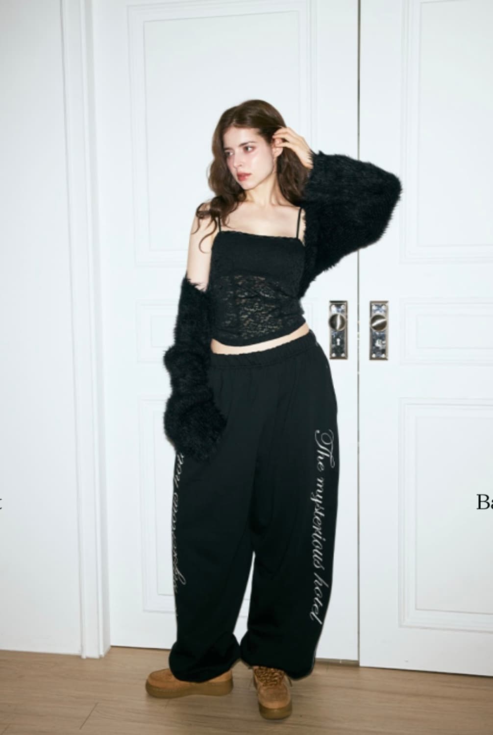 더미스테리어스호텔 스웻 팬츠 상품이미지2