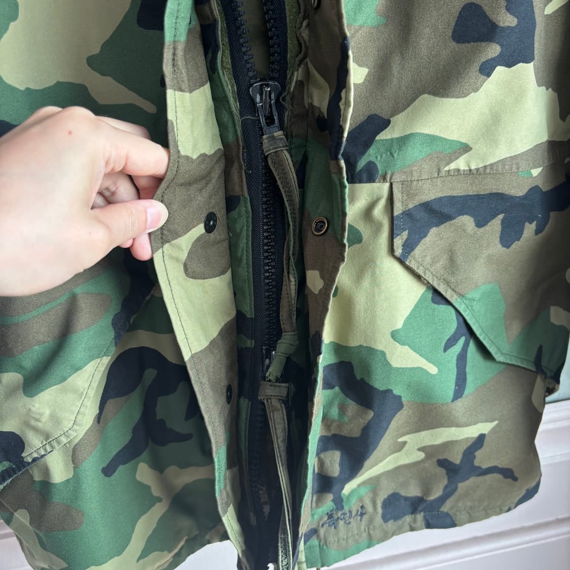 알파인더스트리 우드랜드 카모 야상 파카 자켓 상품이미지4