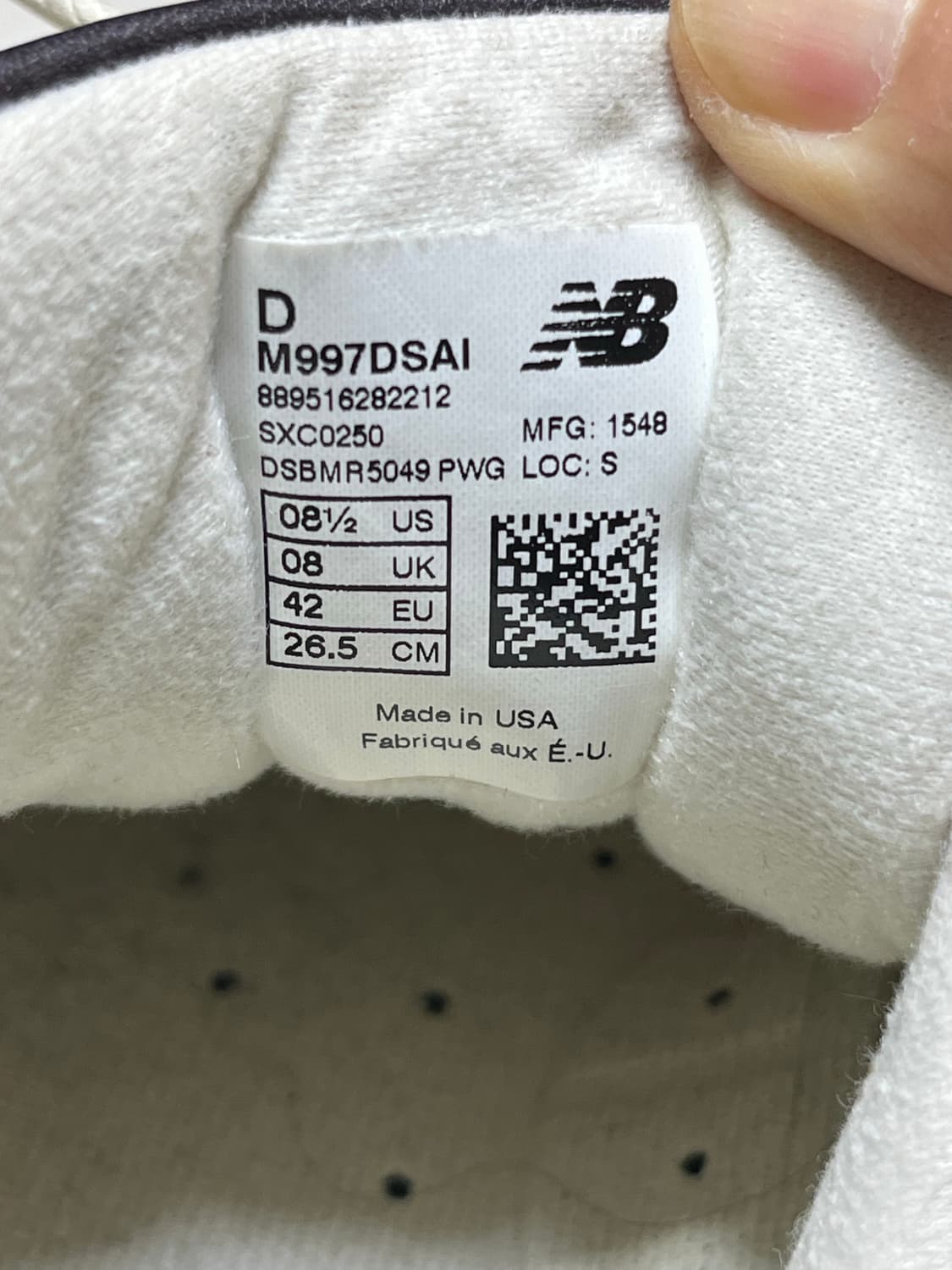 New Balance 997 Made in USA / M997DSAI 상품이미지6