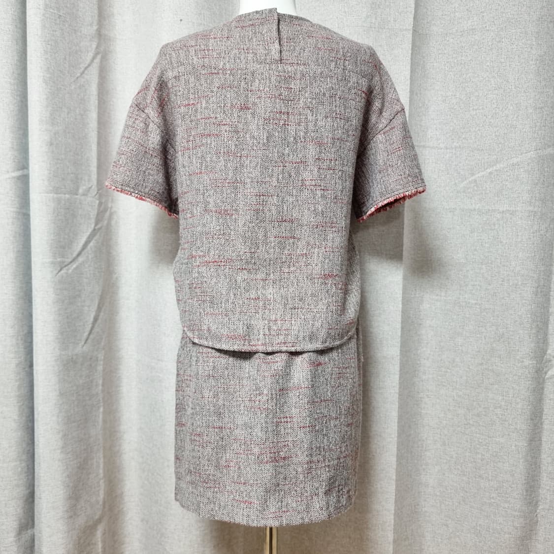 마쥬 maje 트위드짜임 투피스st 원피스 (55) 상태양호 상품이미지8