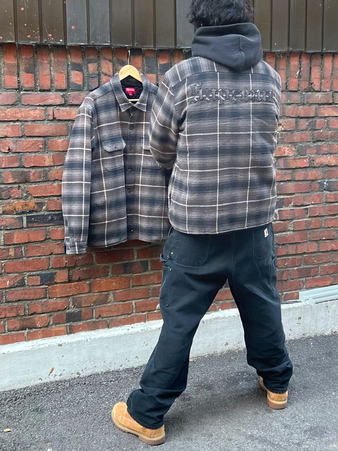 Supreme 22FW Shearing Flannel Shirt 상품이미지1