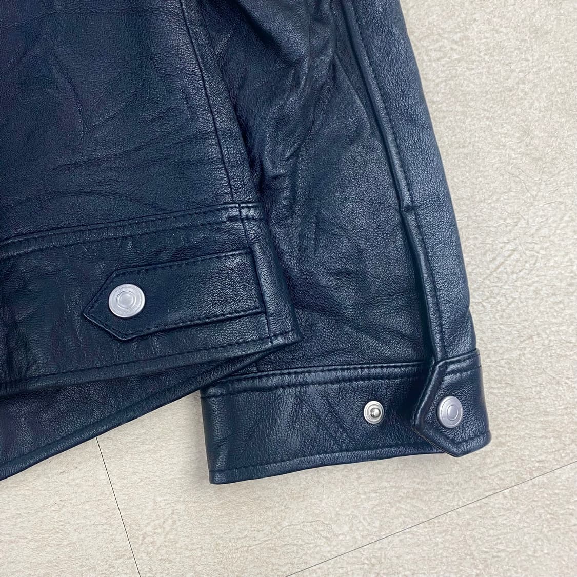 Dream World 드림월드 양가죽 레더 자켓 (100) 상품이미지6