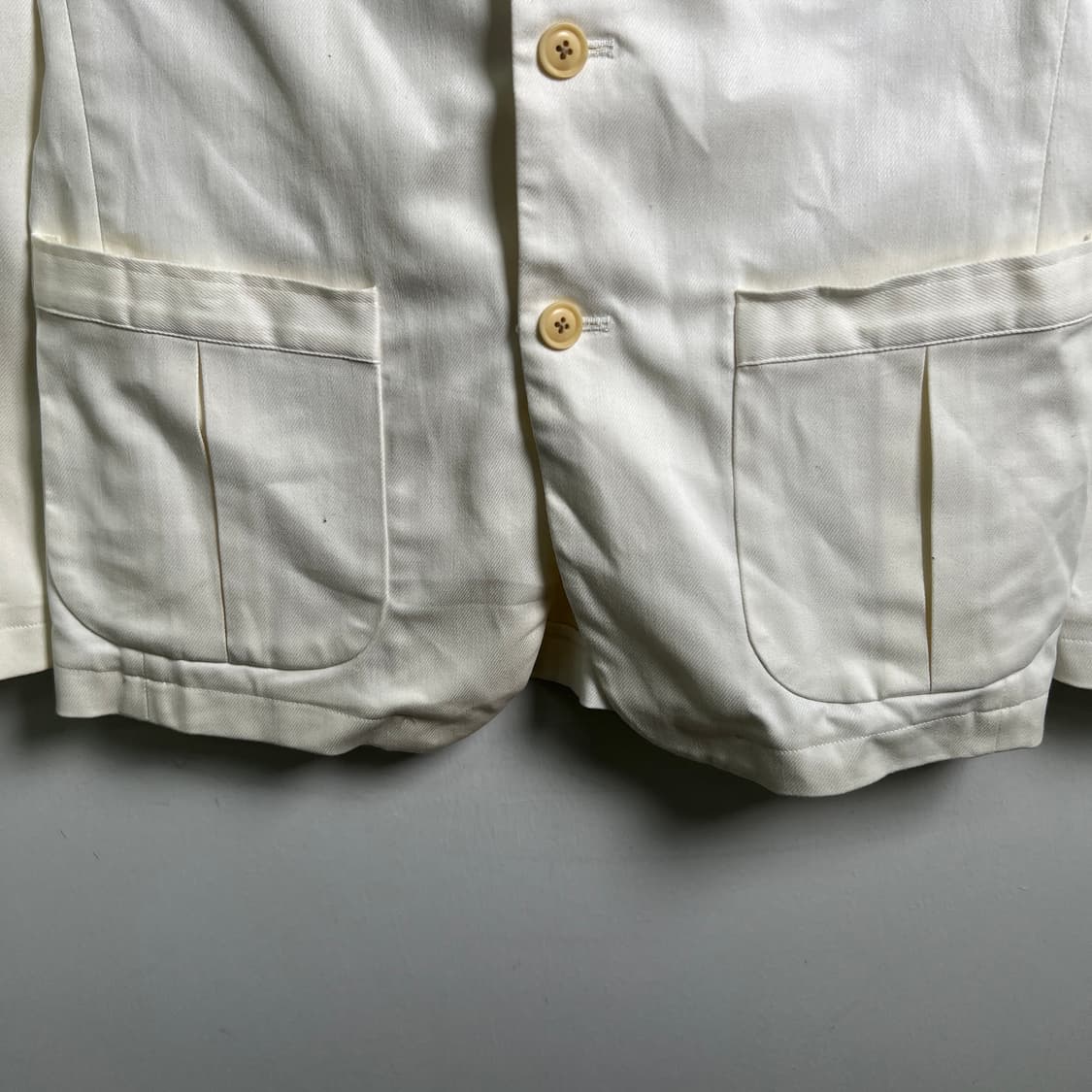 드라이 본즈 화이트 피크드 라펠 블레이저 자켓 38 상품이미지5