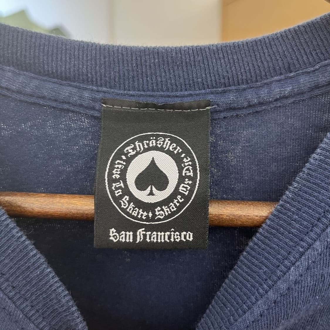 트레셔  올드스쿨 스트릿 펑크 불꽃로고 반팔티 M C12185 상품이미지5