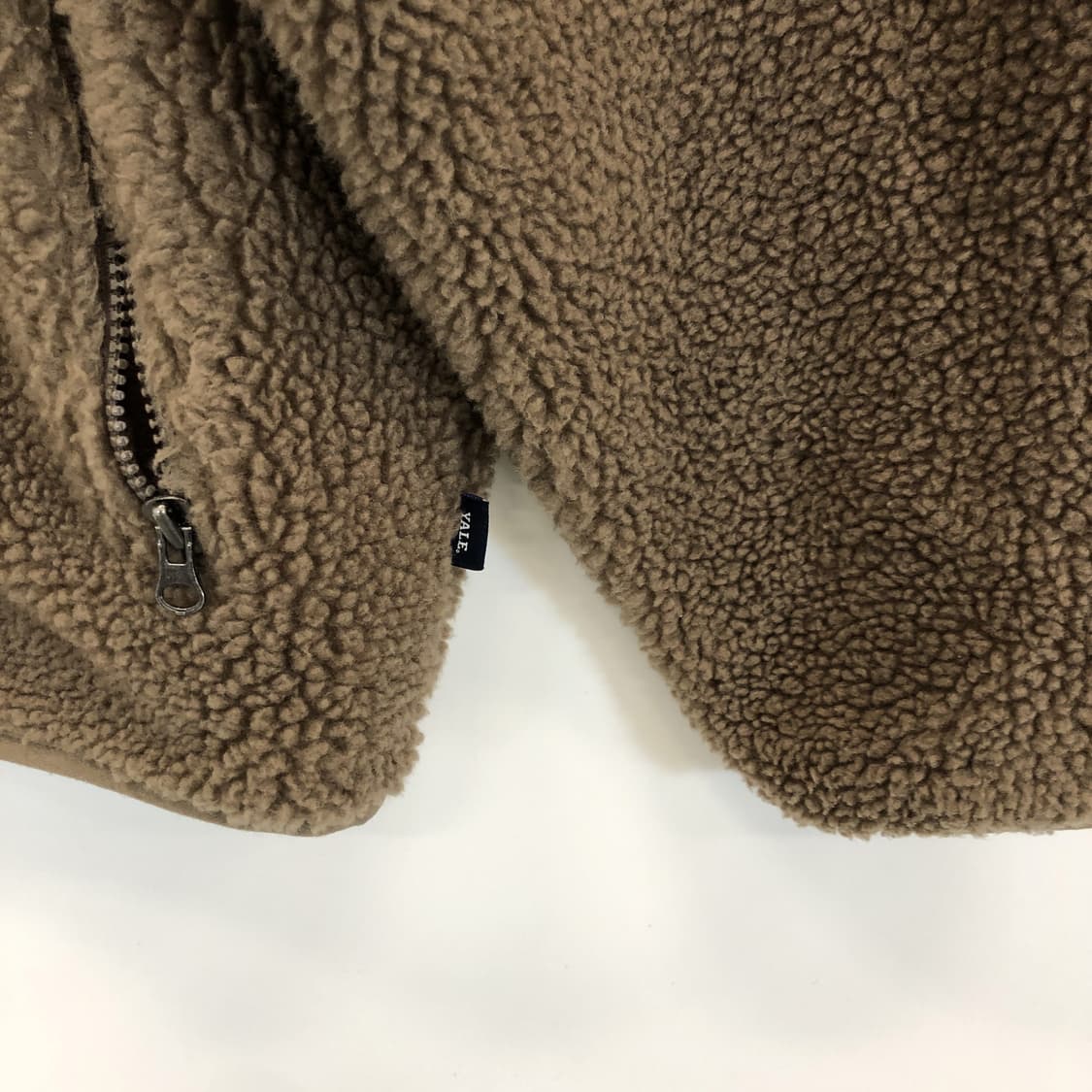 YALE 예일 양털 후리스점퍼 S 넉넉  상품이미지3