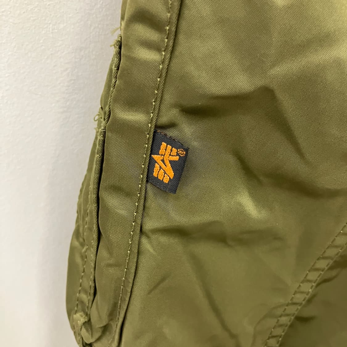 알파인더스트리 카키 ma-1 항공 점퍼 M 상품이미지6