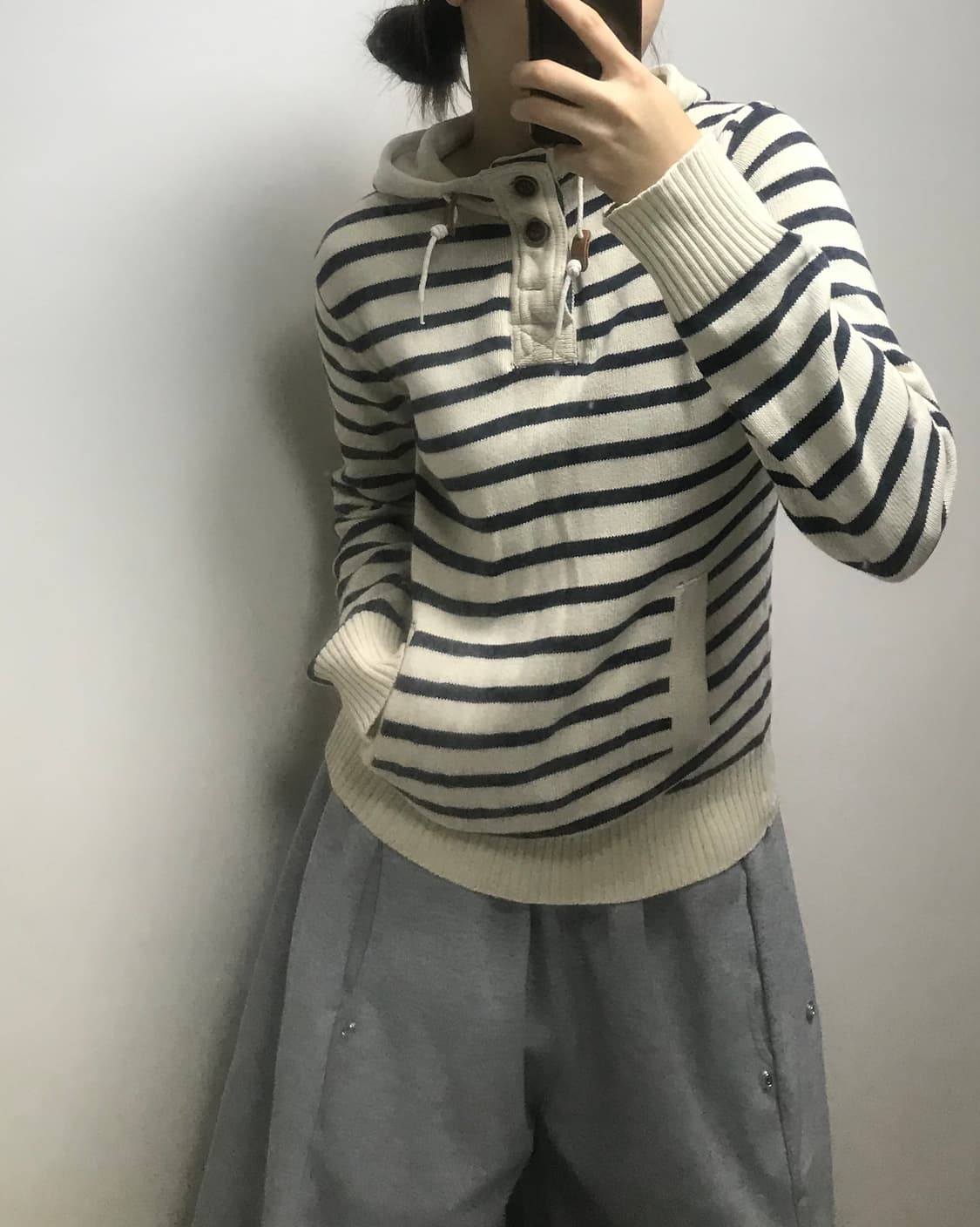 빈티지 스트라이프 후드티 상품이미지6