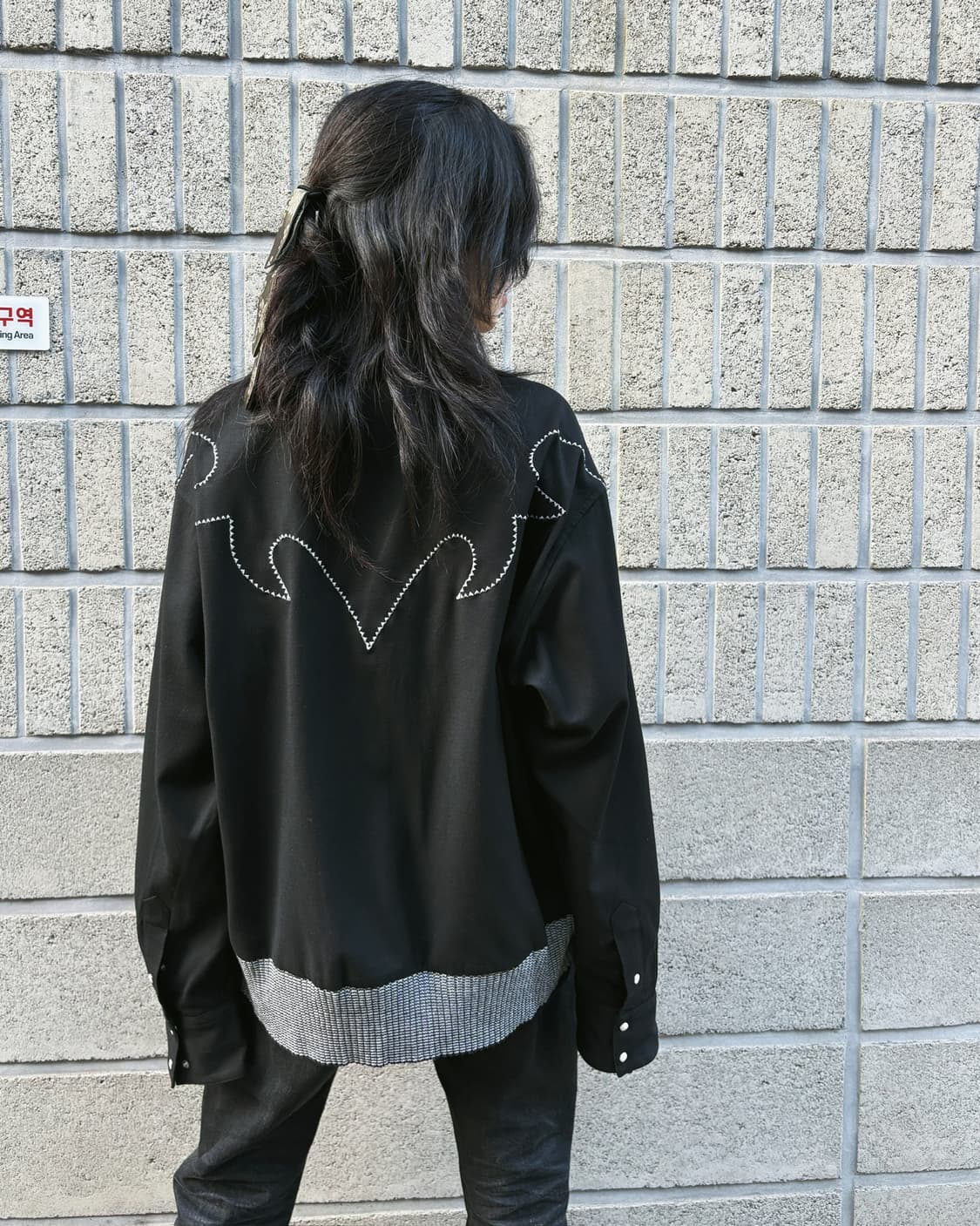 시스콰치패브릭스 니트도킹 풀오버 셔츠 상품이미지6