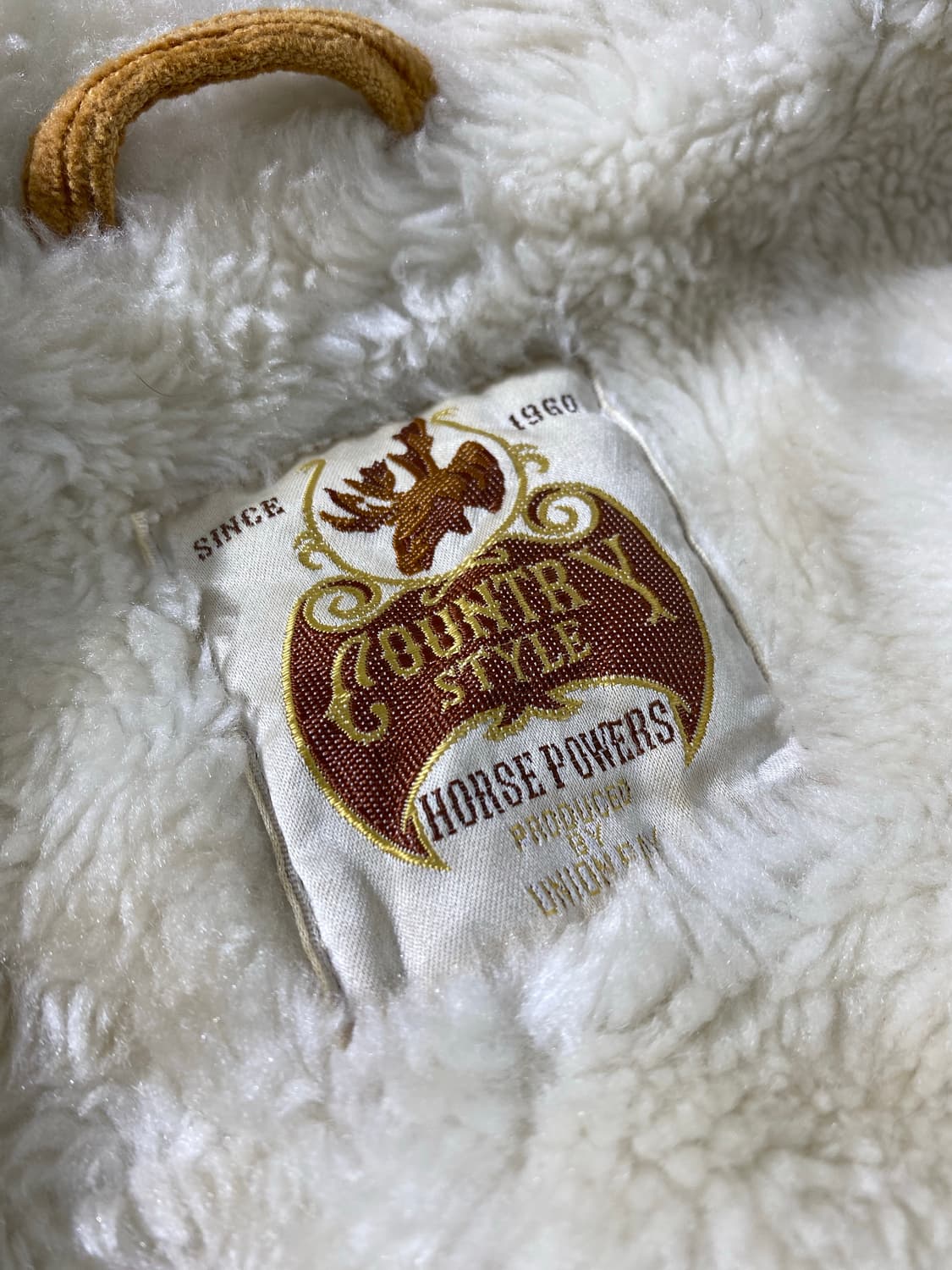 [L] 90s Horse Powers 브라운 코듀로이 시어링 자켓 상품이미지7